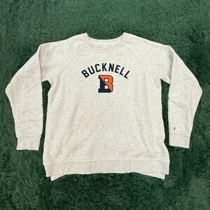 Bucknell University Gray | Silver XL Pullover Crewneck Sweatshirt NCAA